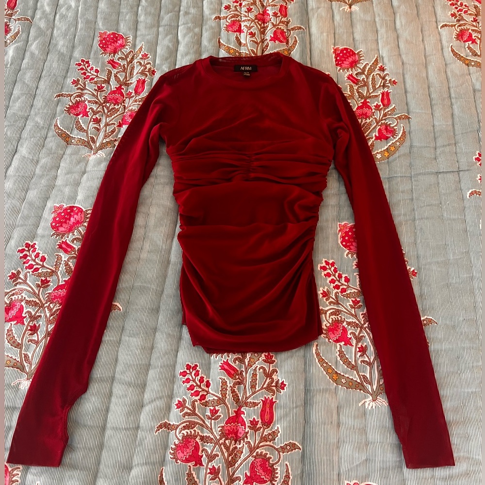 AFRM Mesh Long Sleeve Top